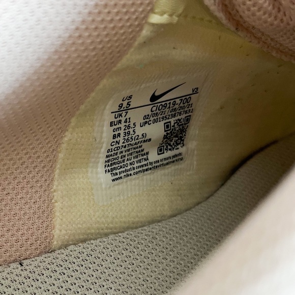 Nike Air Force 1 Shadow "Cashmere" Sneakers Size 9.5 - Picture 10 of 10